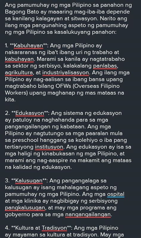 Kung isa ka sa mga pilipinong na nabubuhay sa panahon ng .